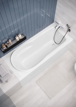 Акриловая прямоугольная ванна Bonito Home Malva 150x70 - фото2