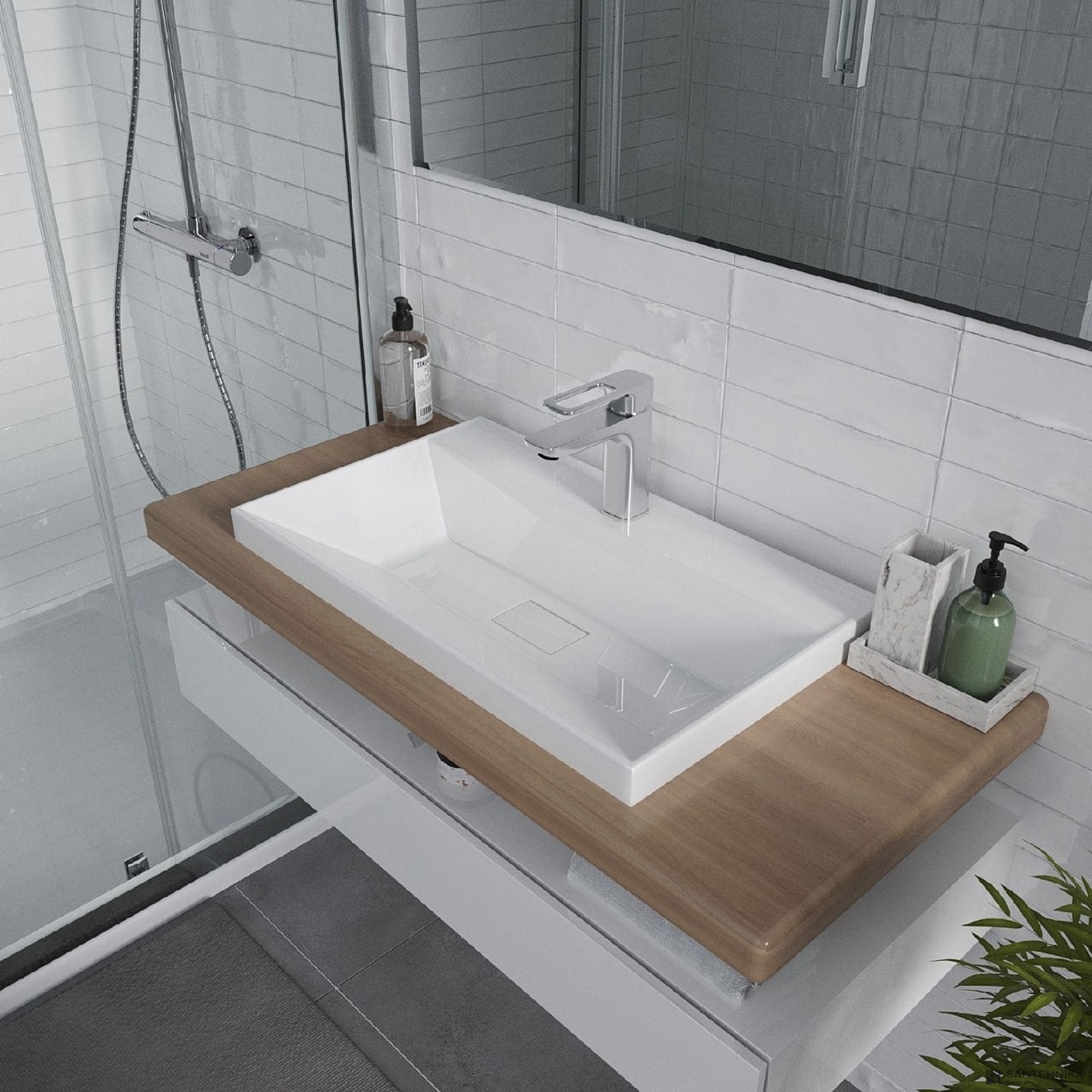 Умывальник Madera Classica Slim 60