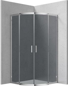 Душевой угол Deante Funkia KYP 452K 80x80x185 см, тонированная - фото2