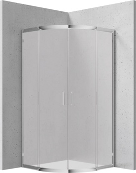 Душевой угол Deante Funkia KYP 652K 80x80x185 см, матовая - фото