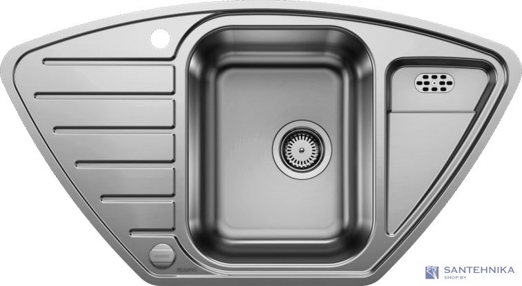 Кухонная мойка Blanco Lantos 9 E-IF (полированная, с клапаном-автоматом)