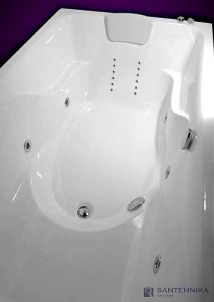 Акриловая прямоугольная ванна Aquatika Аксиома 175х95