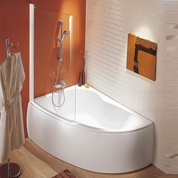 Акриловая угловая ванна 150х100 Jacob Delafon Micromega Duo E60219 левая - фото2