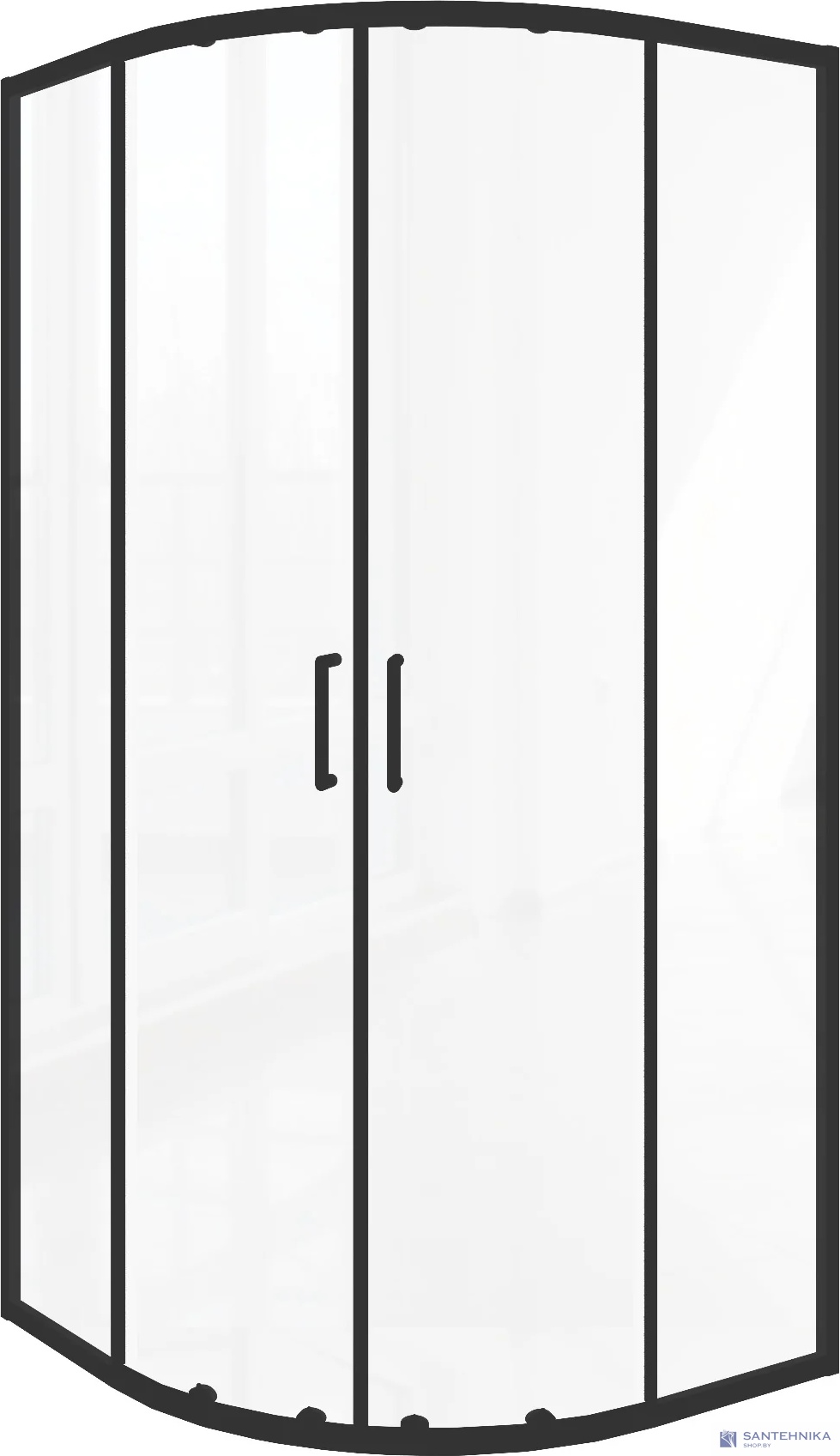 Душевой угол GooD DooR Lite R-80-C-B