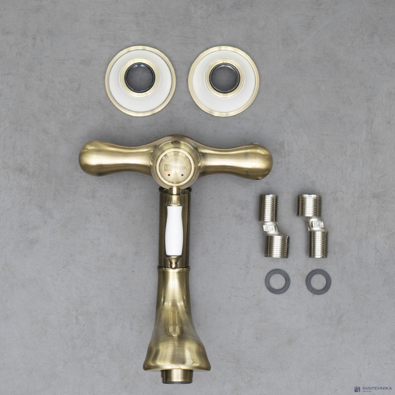 Смеситель настенный для умывальника/ кухни Lemark Villa LM4811B