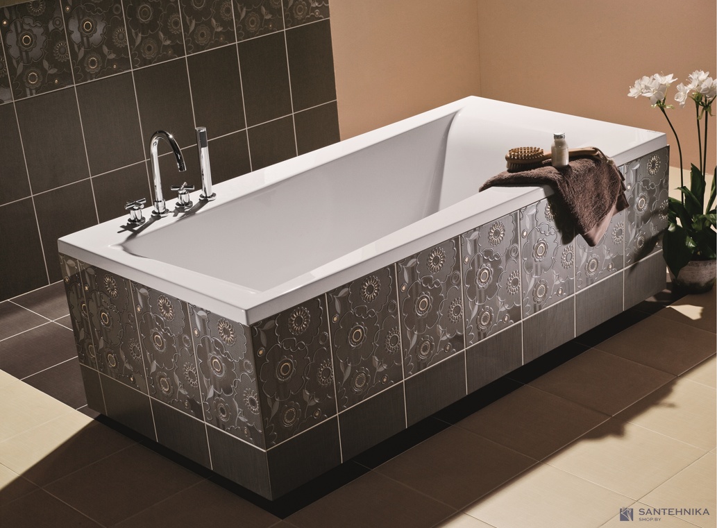 Акриловая прямоугольная ванна Cersanit Lorena 150x70