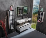 Мебель для ванной комнаты Armadi Art Loft 120 см white - фото2