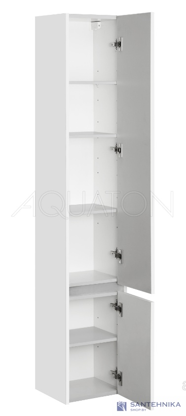 Шкаф-колонна Aquaton Стоун белый 1A228403SX01(L/R)