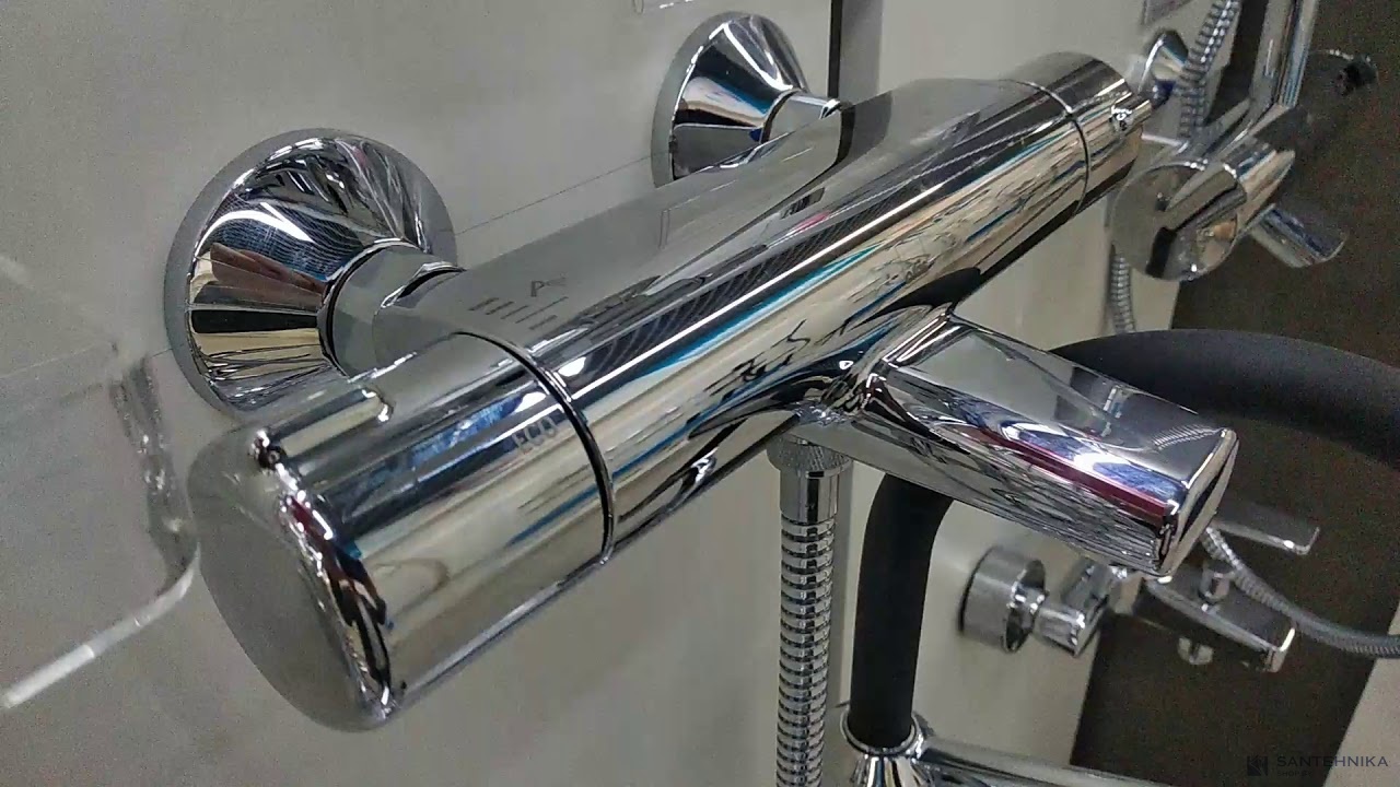 Смеситель термостатический для ванны с душевым комплектом Oras Nova 7414U