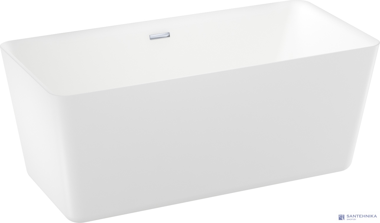 Отдельностоящая акриловая ванна Wellsee DeSire 167,5x78, слив хром