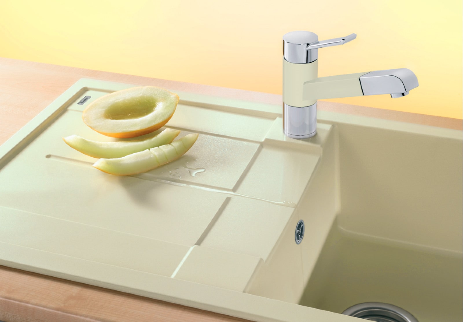 Кухонная мойка Blanco Metra 5 S (жасмин, с клапаном-автоматом) - фото2