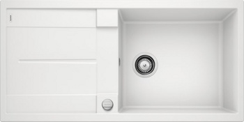 Кухонная мойка Blanco Metra XL 6 S-F (белый, с клапаном-автоматом) - фото