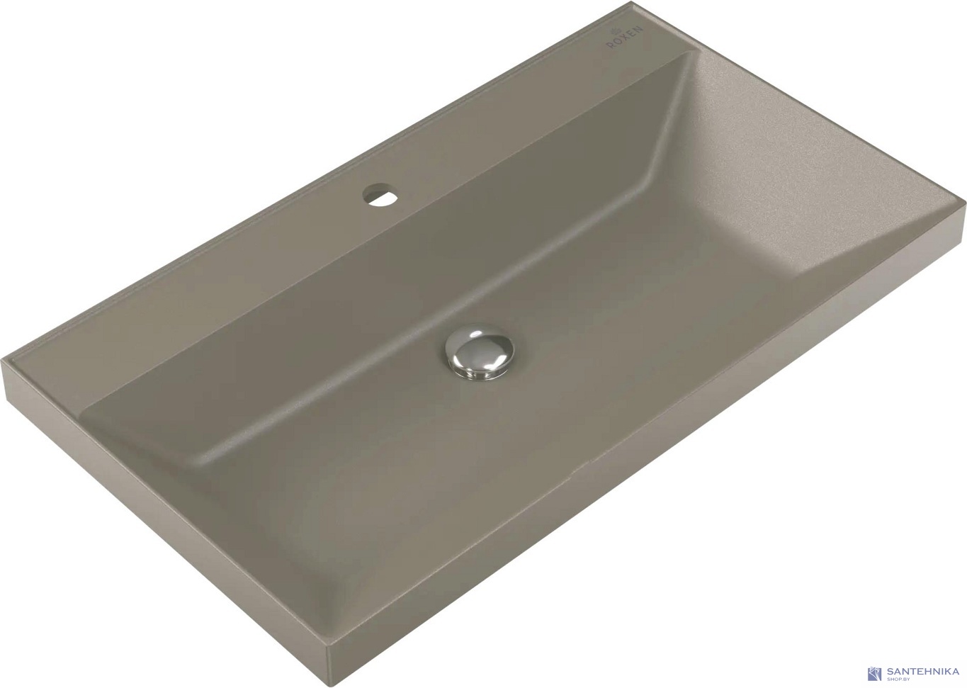 Умывальник из искусственного камня Roxen Mila 80 gray 3001180-DG