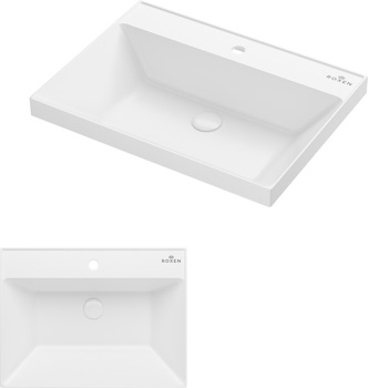 Умывальник из искусственного камня Roxen Mila 60 3001160 - фото