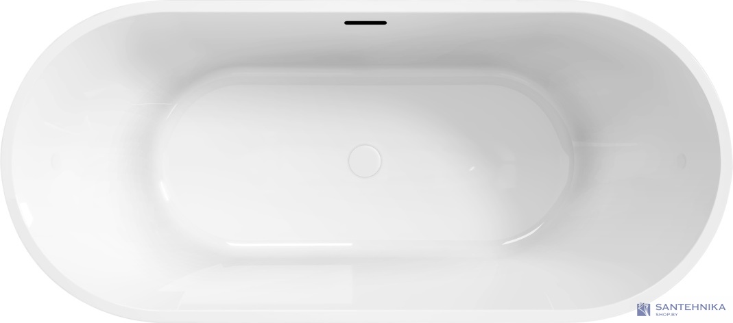 Акриловая отдельностоящая ванна BelBagno BB701-1400-720-K