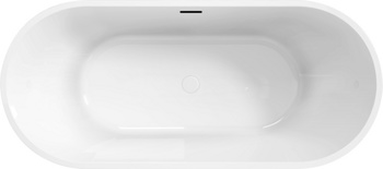 Акриловая отдельностоящая ванна BelBagno BB701-1400-720-K - фото2