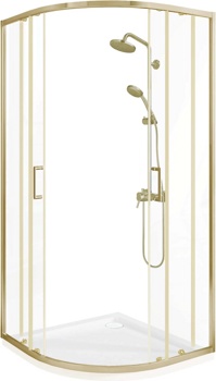 Душевой угол GooD DooR Lite R-100-C-BG - фото2