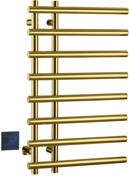 Полотенцесушитель электрический Boheme Uno 722-G, золото - фото