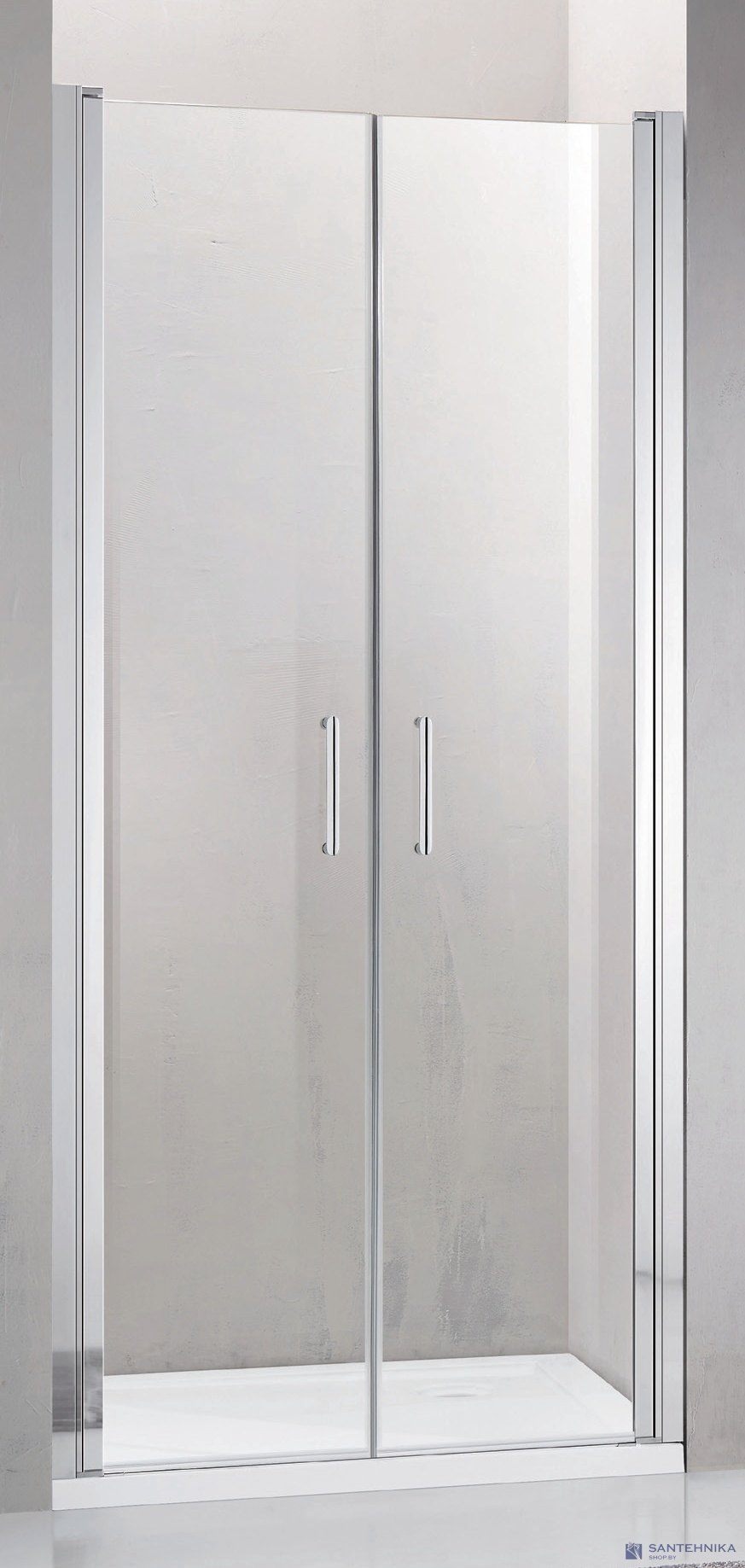 Душевая дверь в нишу Adema NAP Duo-80 см, прозрачная