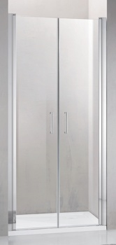 Душевая дверь в нишу Adema NAP Duo-90 см, прозрачная - фото