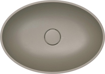 Умывальник из искусственного камня Roxen Nimfa gray 300160-DG - фото2