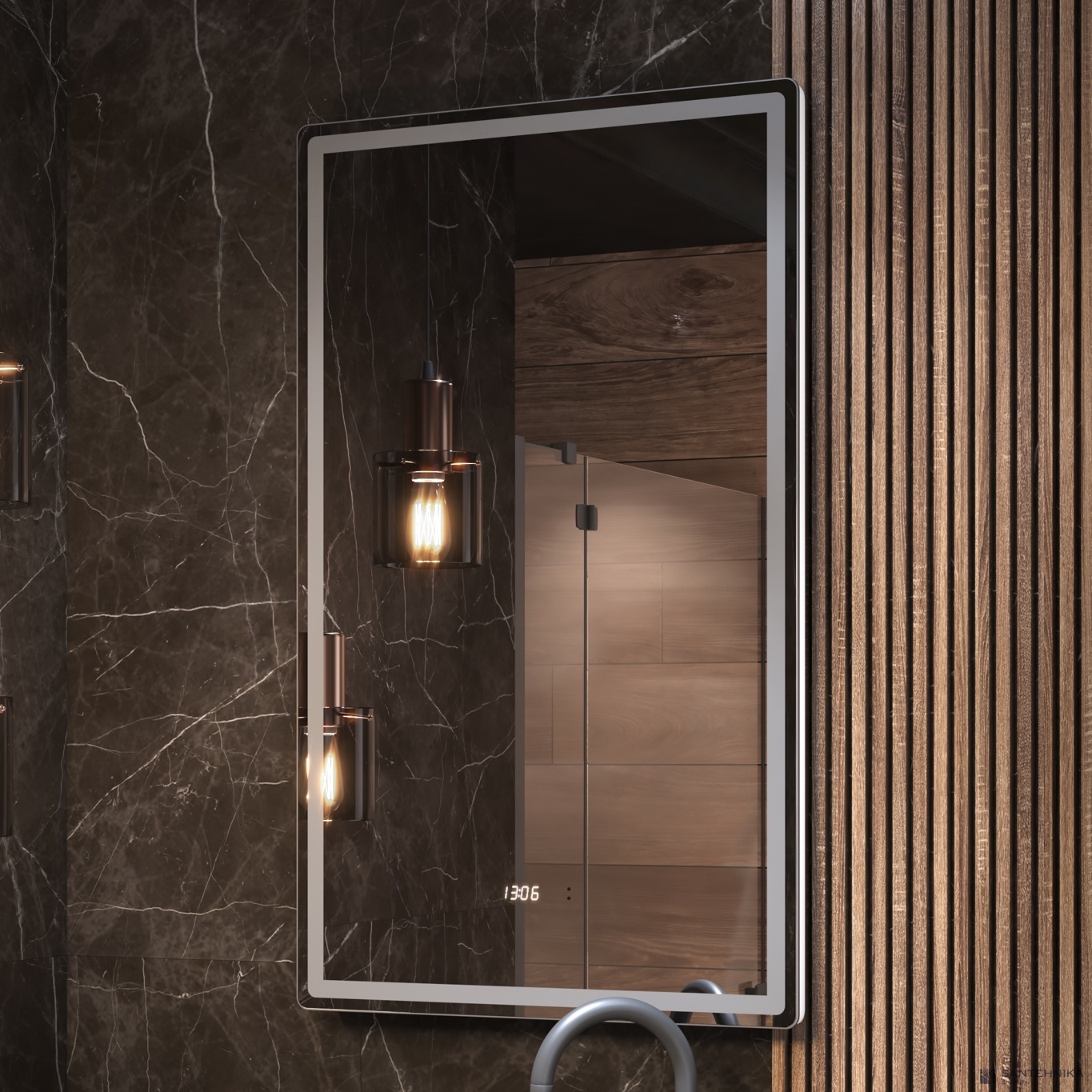 Зеркало Vigo Roberta Luxe 600