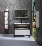 Мебель для ванной комнаты Armadi Art Loft 100 см white - фото