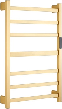 Полотенцесушитель электрический Raglo R350.07.03, золото матовое - фото