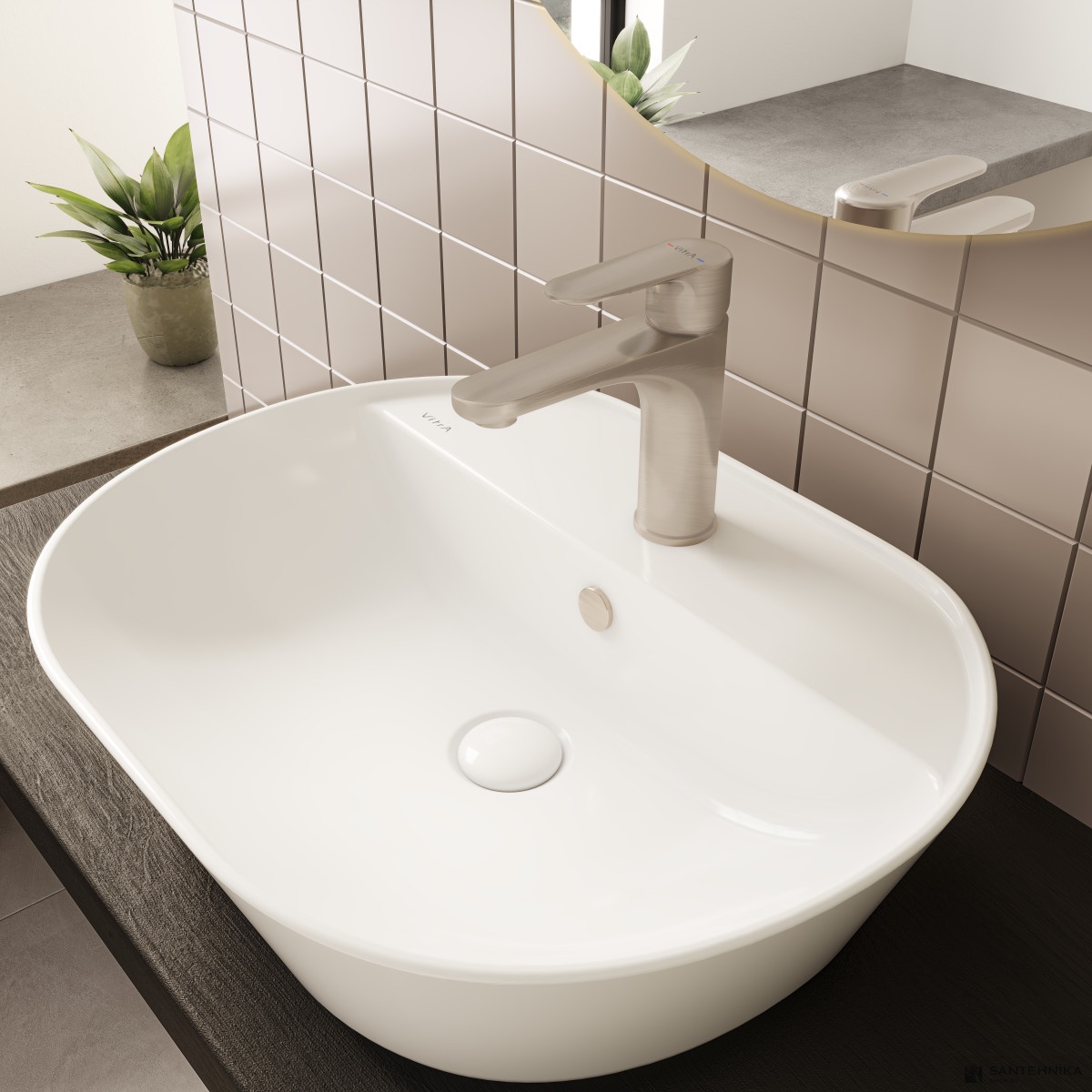Умывальник Vitra Geo (7428B003-0001) 55 см