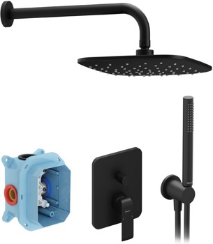 Душевая система скрытого монтажа Ravak Flat FL 090.21BL - фото