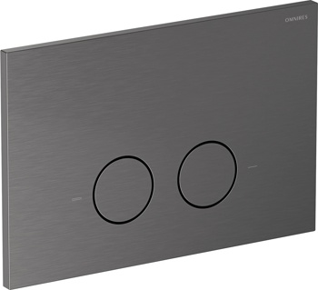 Инсталляционная система Omnires Strongframe, кнопка антрацит - фото2