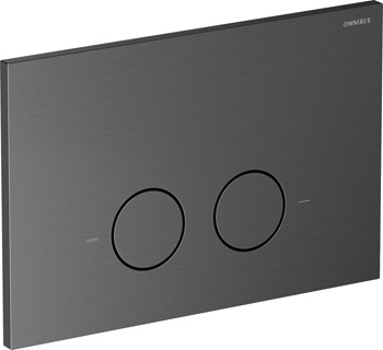 Инсталляционная система Omnires Strongframe, кнопка графит - фото2