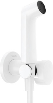Настенный вентиль с гигиеническим душем hansgrohe Bidette S 1jet 29230700 - фото