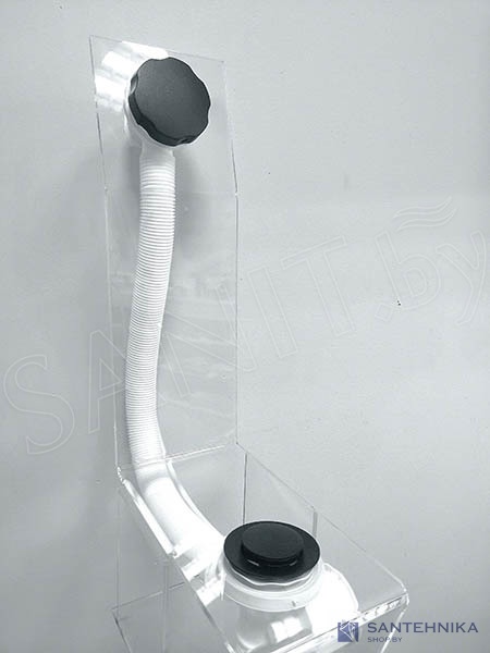 Сифон полуавтомат для ванн De Laurier DL55RBK Black