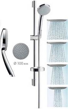 Душевой гарнитур Hansgrohe Croma 100 Vario/Unica'C Shower 0,65 м - фото