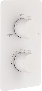 Смеситель с термостатом на 2 канала скрытого монтажа Boheme Cell 134-2-MW - фото