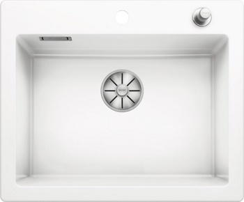 Кухонная мойка Blanco Palona 6 (глянцевый белый, с отводной арматурой InFino®) - фото