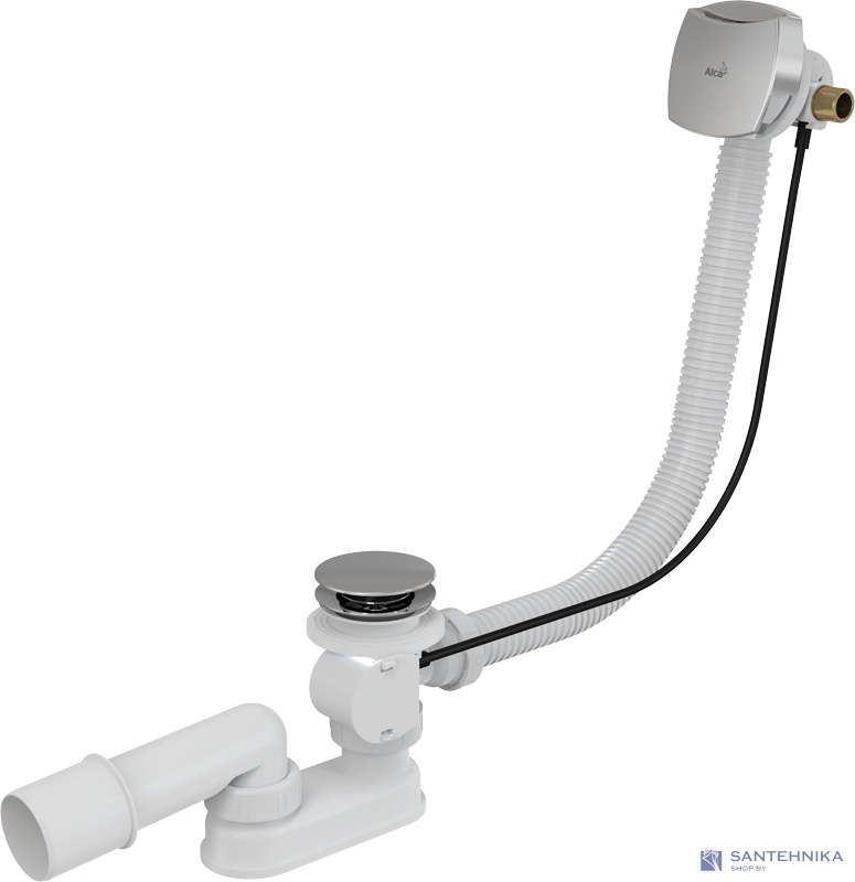 Сифон для ванны с напуском воды через перелив Alcaplast A564CRM1