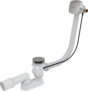 Сифон для ванны с напуском воды через перелив Alcaplast A564CRM1 - фото