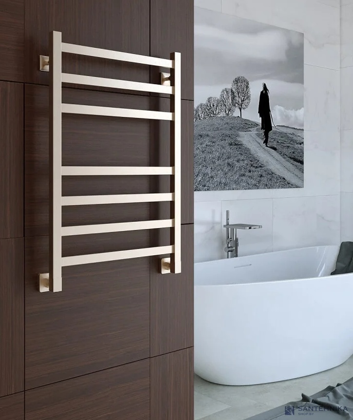 Полотенцесушитель Stinox Prestige водяной 50x80, латунь матовая