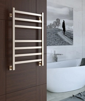 Полотенцесушитель Stinox Prestige водяной 50x80, латунь матовая - фото