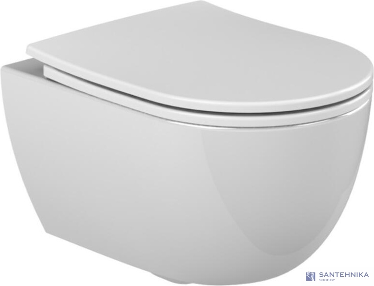 Унитаз подвесной CeraStyle Bella Rimless без крышки