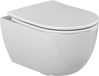 Унитаз подвесной CeraStyle Bella Rimless без крышки - фото