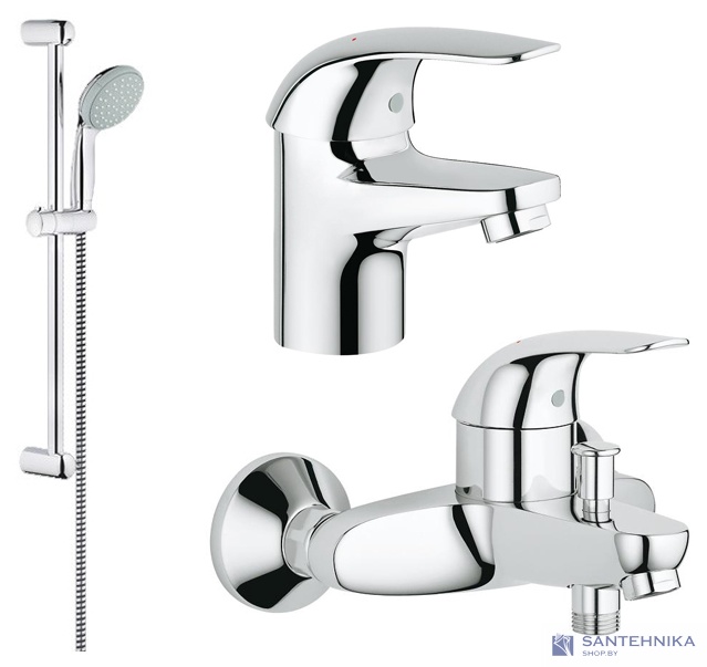 Набор смесителей Grohe Euroeco 124428