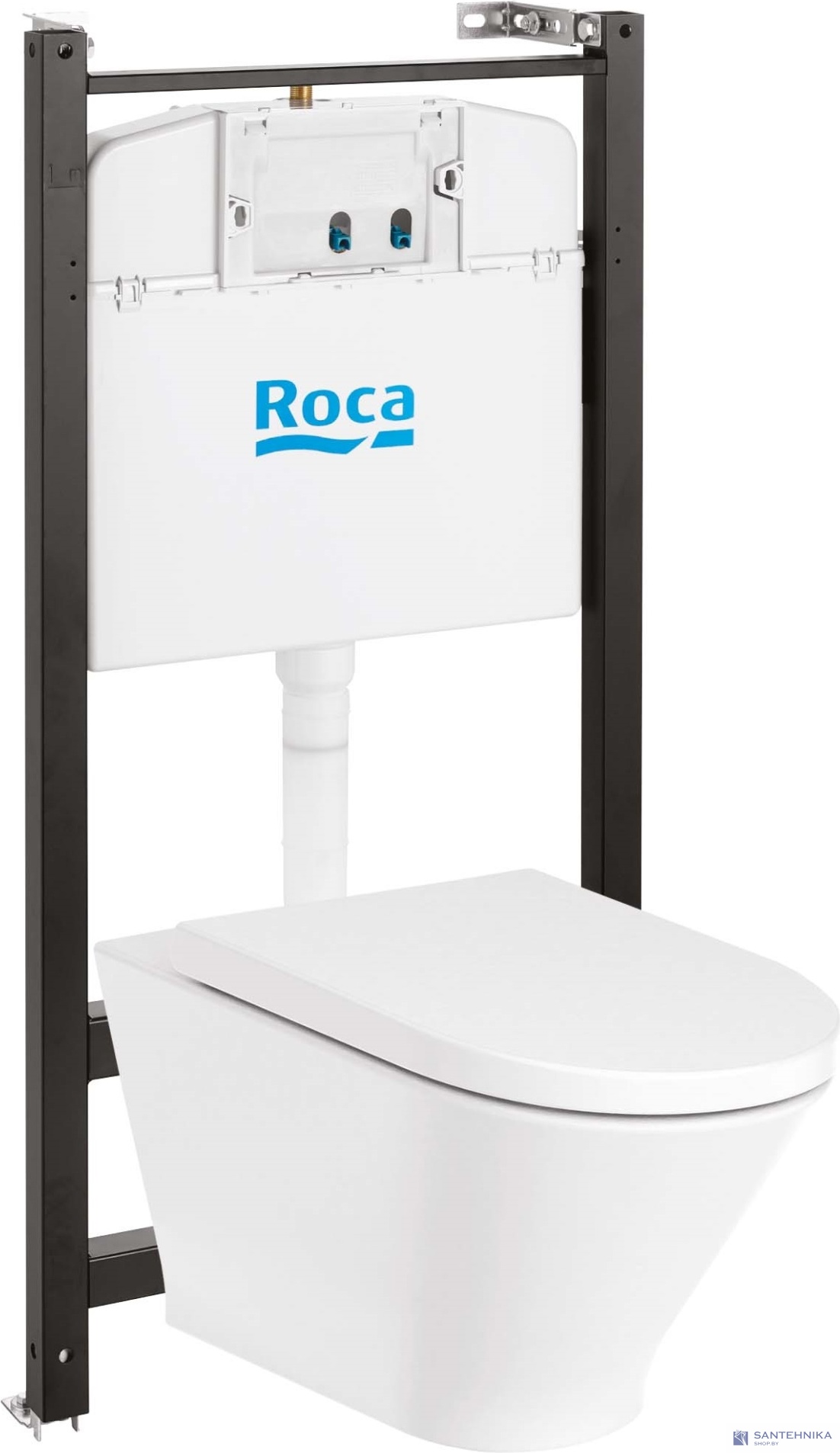 Инсталляционная система Roca Pack The Gap Round Rimless 893105000