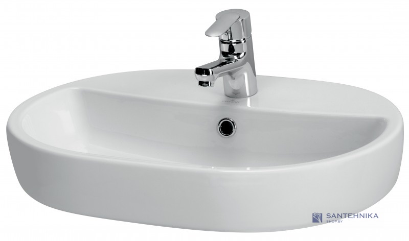 Умывальник настольный Cersanit Caspia 60 Oval (S-UM-CAS60/1-O-w)