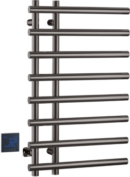 Полотенцесушитель электрический Boheme Uno 722-GM, графит матовый - фото