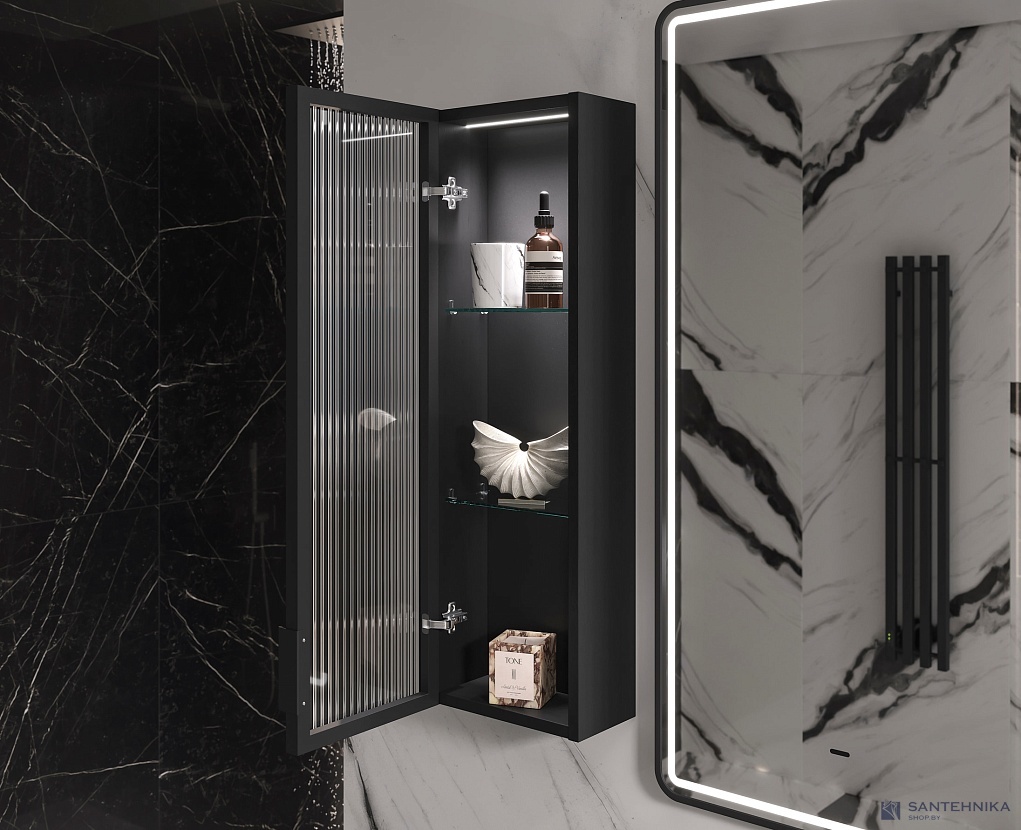 Шкафчик Equil Stoune 25.1D, дуб черный