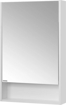 Зеркальный шкаф Aquaton Сканди 55 белый 1A252102SD010 - фото