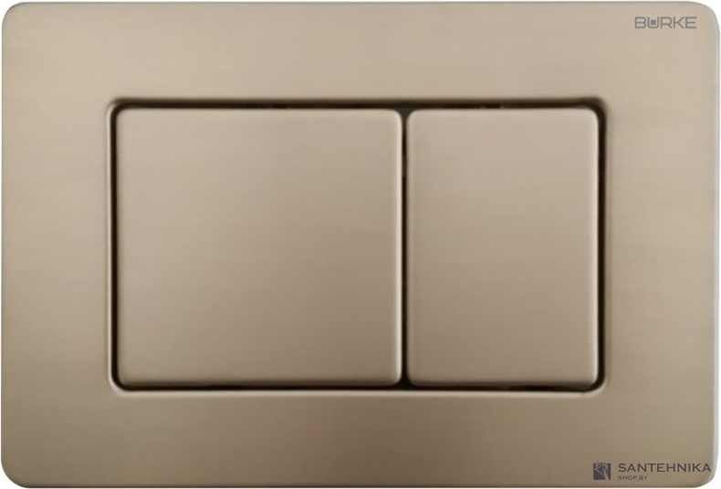 Смывная клавиша Burke тип 03, глянцевое золото